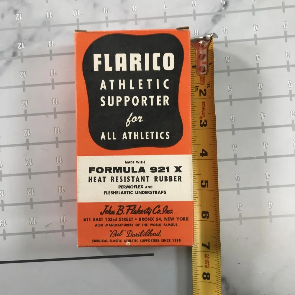 Vintage Flarico Athletic Supporter Mens Small 26-32 White Jockstrap 110 USA